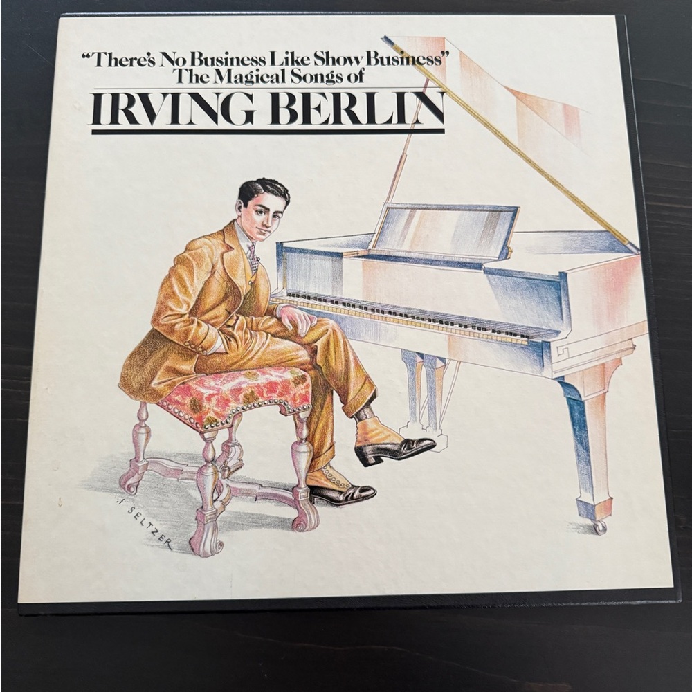 Irving Berlin Vinyl Record Box Set with Book - 4 Albums, hard box and book. 1978